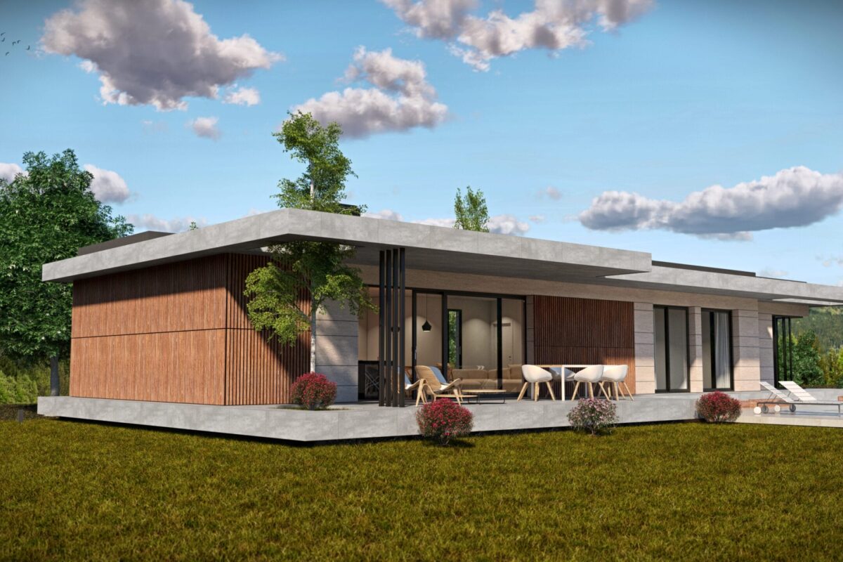 vivienda en una planta