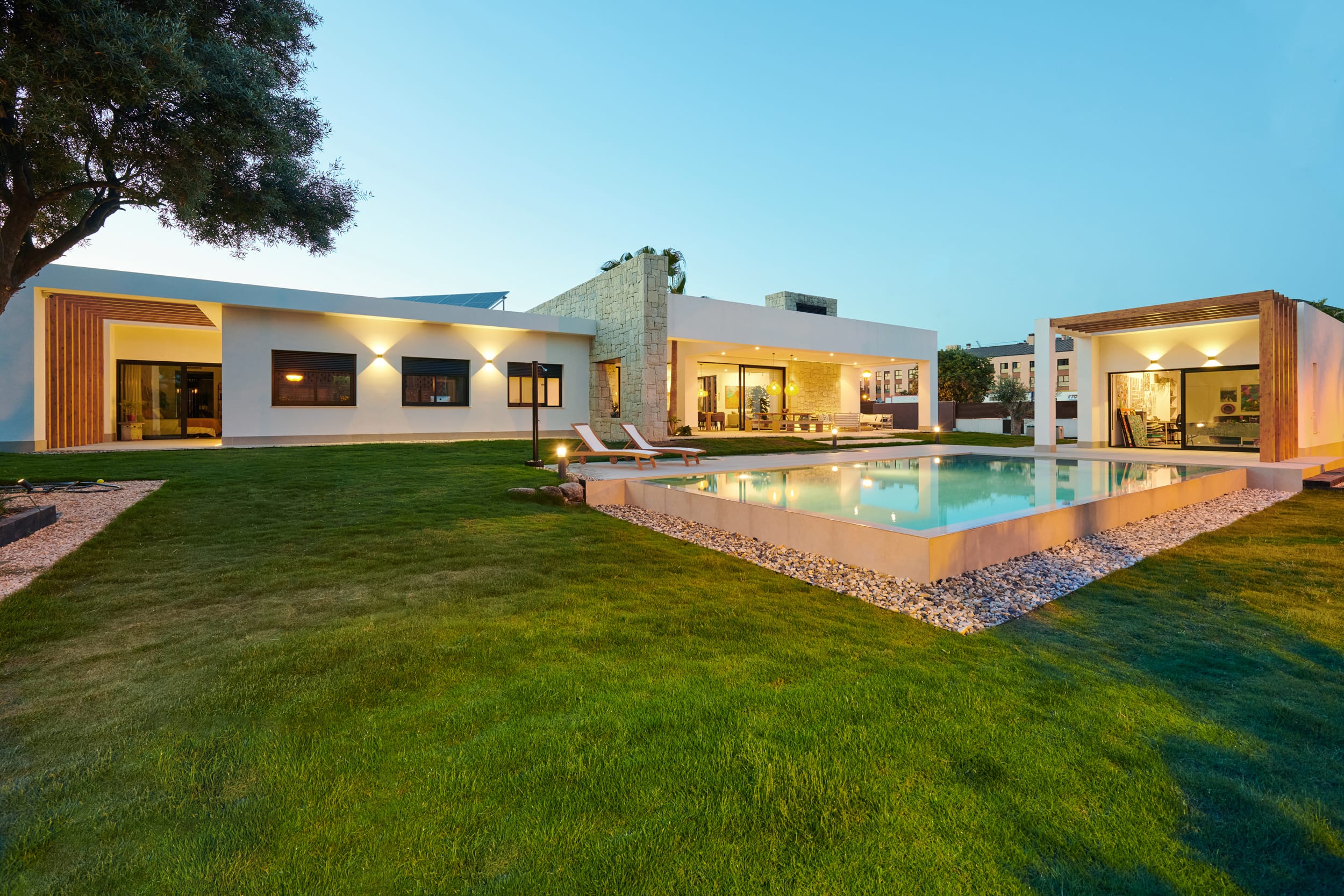 fachada de chalet en alicante